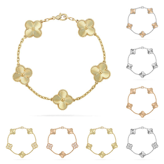 Armband Lucky Clover 5-Motive - Kollektion Laser