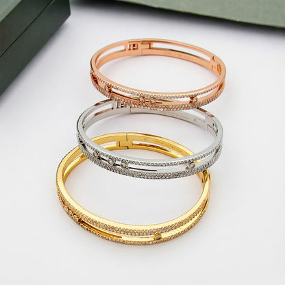 Move Romane Pavé Diamond Bangle Bracelet