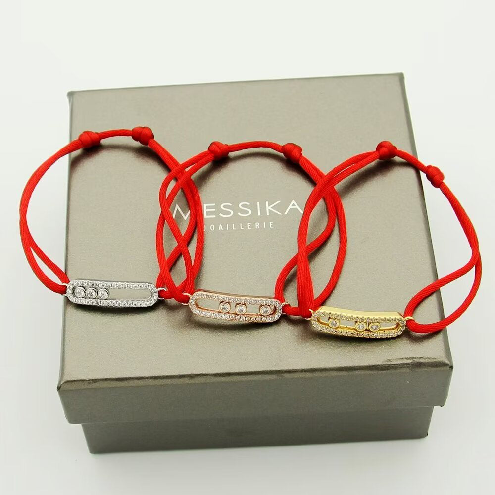 Care(s) Pavé Cord Armband – Wohltätiges, symbolisches Design – Verstellbares, stilvolles Accessoire
