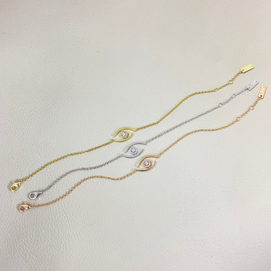 Lucky Eye Pavé-Set Diamond Bracelet