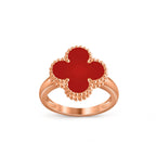 Lucky Clover Vintage Roségoldring-Kollektion