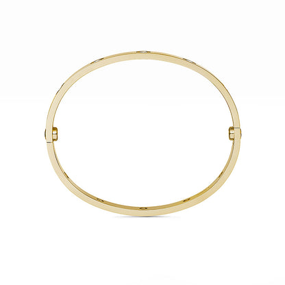 Klassischer 6,1 mm Love-Armreif – 10 Diamanten
