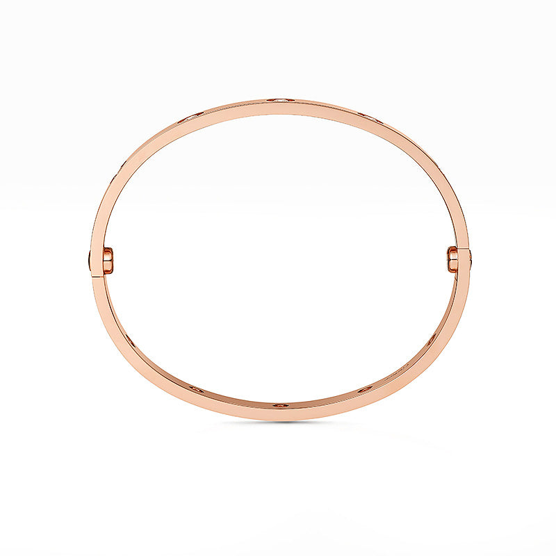 Classic 6.1mm Love Bangle - 10-Diamond