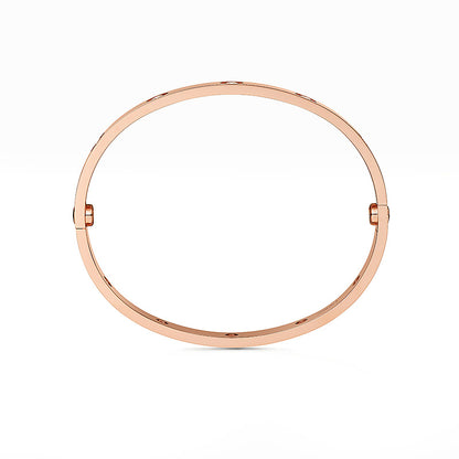 Klassischer 6,1 mm Love-Armreif – 10 Diamanten