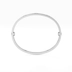 クラシックラブバングル 6.1mm - 4ダイヤモンド