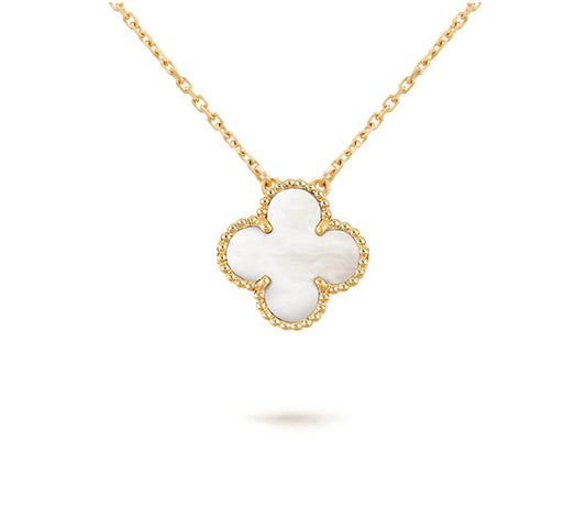 15mm Kleeblatt-Blumen-Anhänger-Halsketten-Kollektion