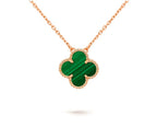 15mm Clover Flower Pendant Necklace Collection