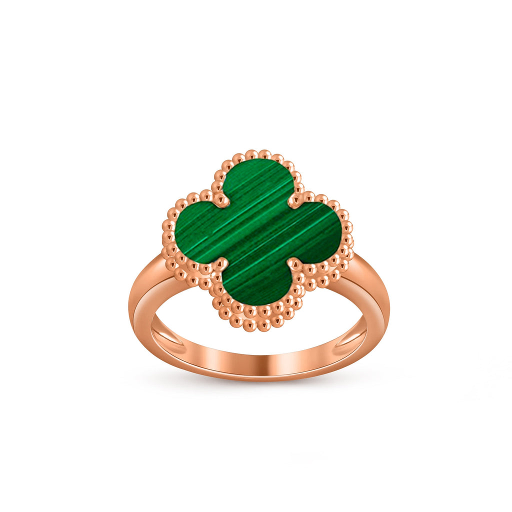 Lucky Clover Vintage Roségoldring-Kollektion