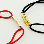 Care(s) Pavé Cord Armband – Wohltätiges, symbolisches Design – Verstellbares, stilvolles Accessoire
