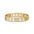 Kaleidoscope Radiance Wide Bangle Bracelet