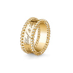 Signature Dual-Beaded Band Ring