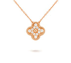 15mm Clover Flower Pendant Necklace Collection