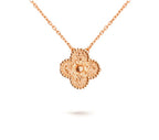 15mm Clover Flower Pendant Necklace Collection