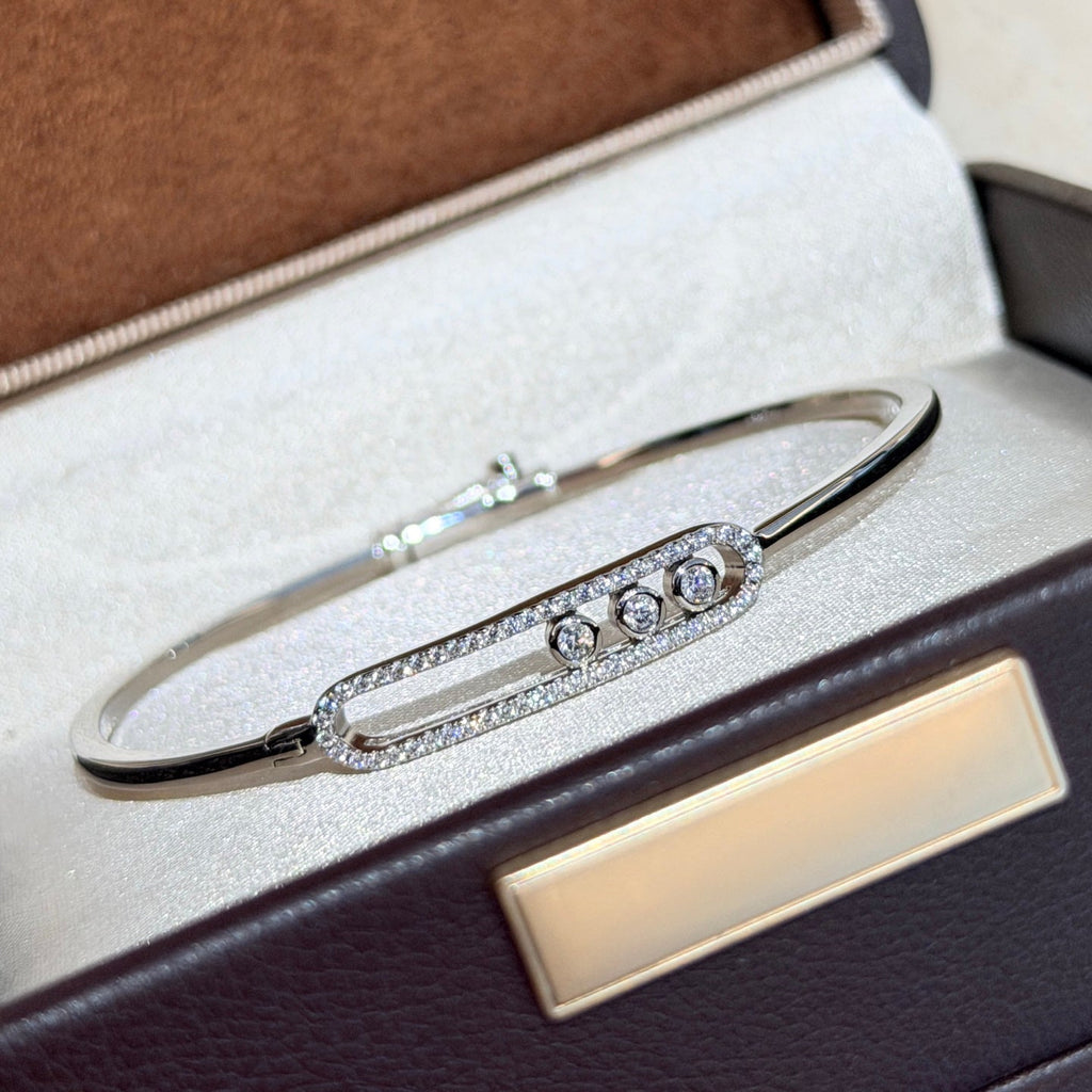 Move Pavé Diamantarmreif M - Signature Kinetic Brilliance - Moderner Pavé-Luxus