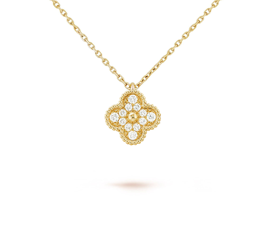 9.5mm Mini Clover Pendant Necklace Collection