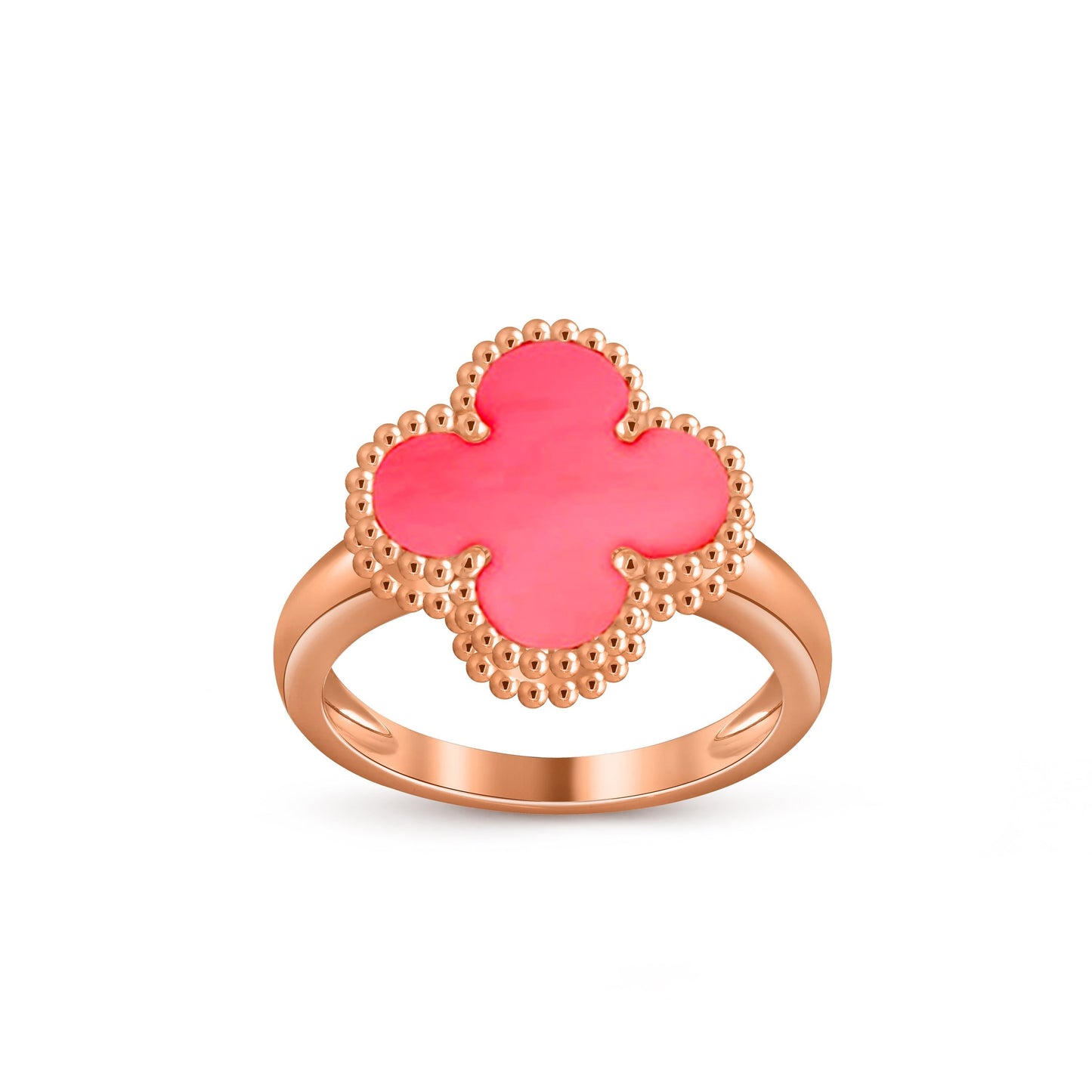 Lucky Clover Vintage Roségoldring-Kollektion