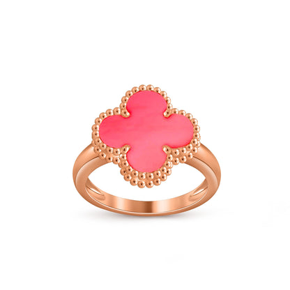 Lucky Clover Vintage Roségoldring-Kollektion