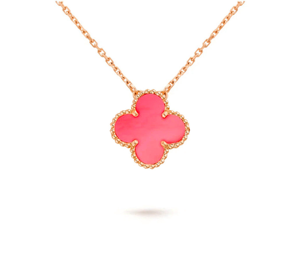 15mm Clover Flower Pendant Necklace Collection
