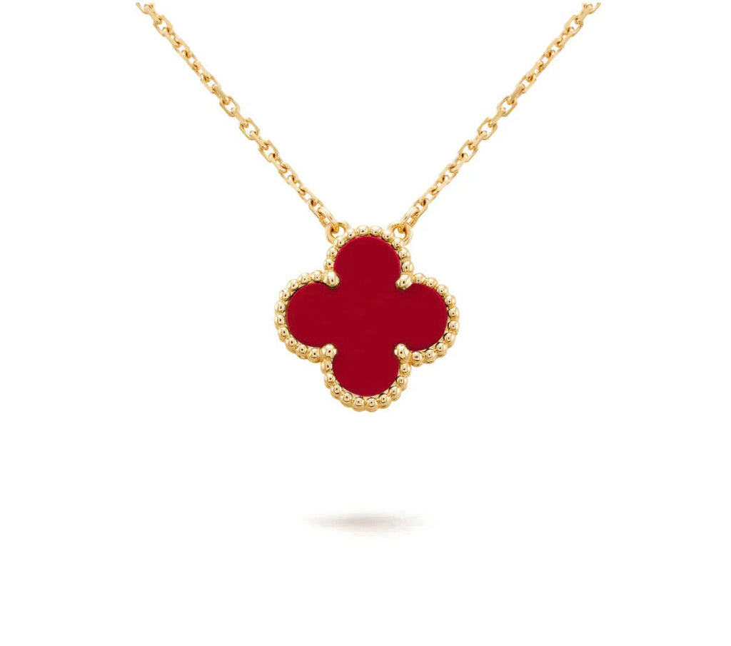 15mm Clover Flower Pendant Necklace Collection