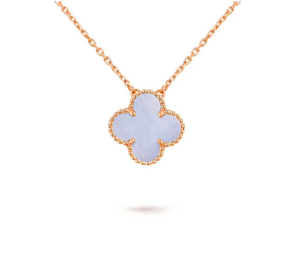 15mm Clover Flower Pendant Necklace Collection