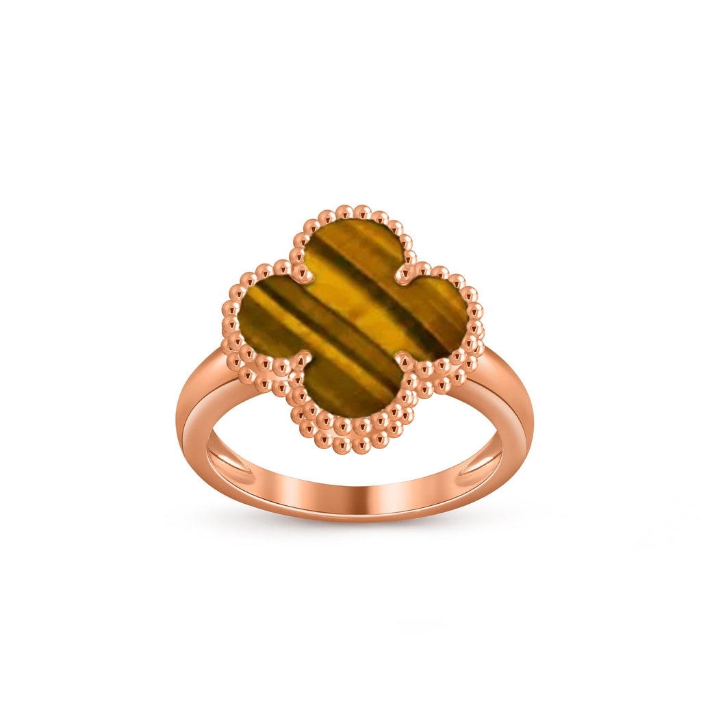 Lucky Clover Vintage Roségoldring-Kollektion