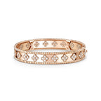 Kaleidoscope Radiance Wide Bangle Bracelet