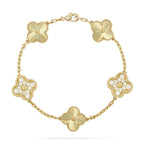 Lucky Clover 5-Motif Bracelet - Laser Collection