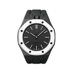 Oak Pop Exclusive Black Silicone Strap