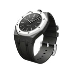 Oak Pop Exclusive Black Silicone Strap