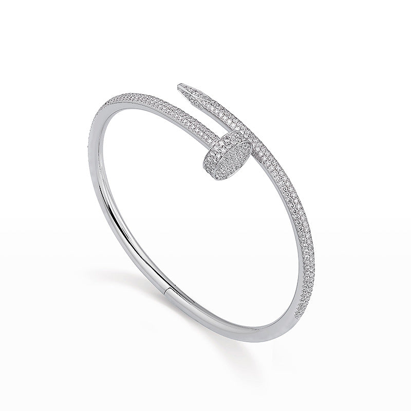 Juste un Clou 3.5mm Full Pavé Nail Bangle