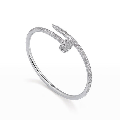 Juste un Clou 3.5mm Full Pavé Nail Bangle