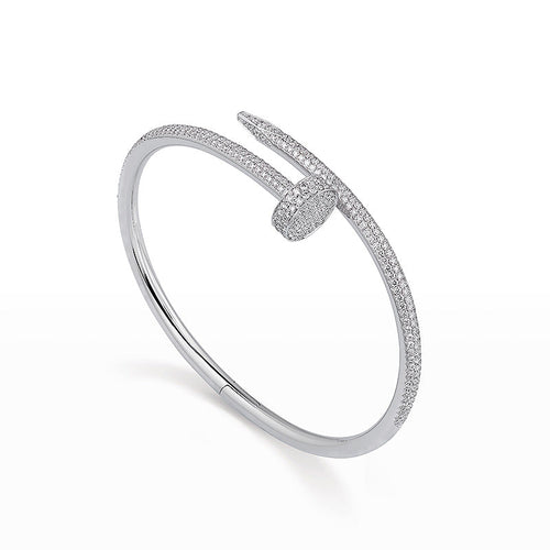Juste un Clou 3.5mm Full Pavé Nail Bangle