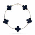 Lucky Clover 5-Motif Bracelet - Pietersite Collection
