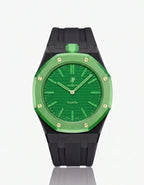 Silicone Strap & Case  Royal Pop Green Eight(Customize  Colors)