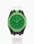 Silicone Strap & Case  Royal Pop Green Eight(Customize  Colors)