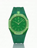Silicone Strap & Case  Royal Pop Green Eight(Customize  Colors)