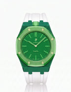Silicone Strap & Case  Royal Pop Green Eight(Customize  Colors)