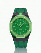 Silicone Strap & Case  Royal Pop Green Eight(Customize  Colors)