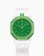 Silicone Strap & Case  Royal Pop Green Eight(Customize  Colors)