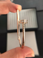 Juste un Clou 3,5 mm Armreif mit Diamanten, klassisch