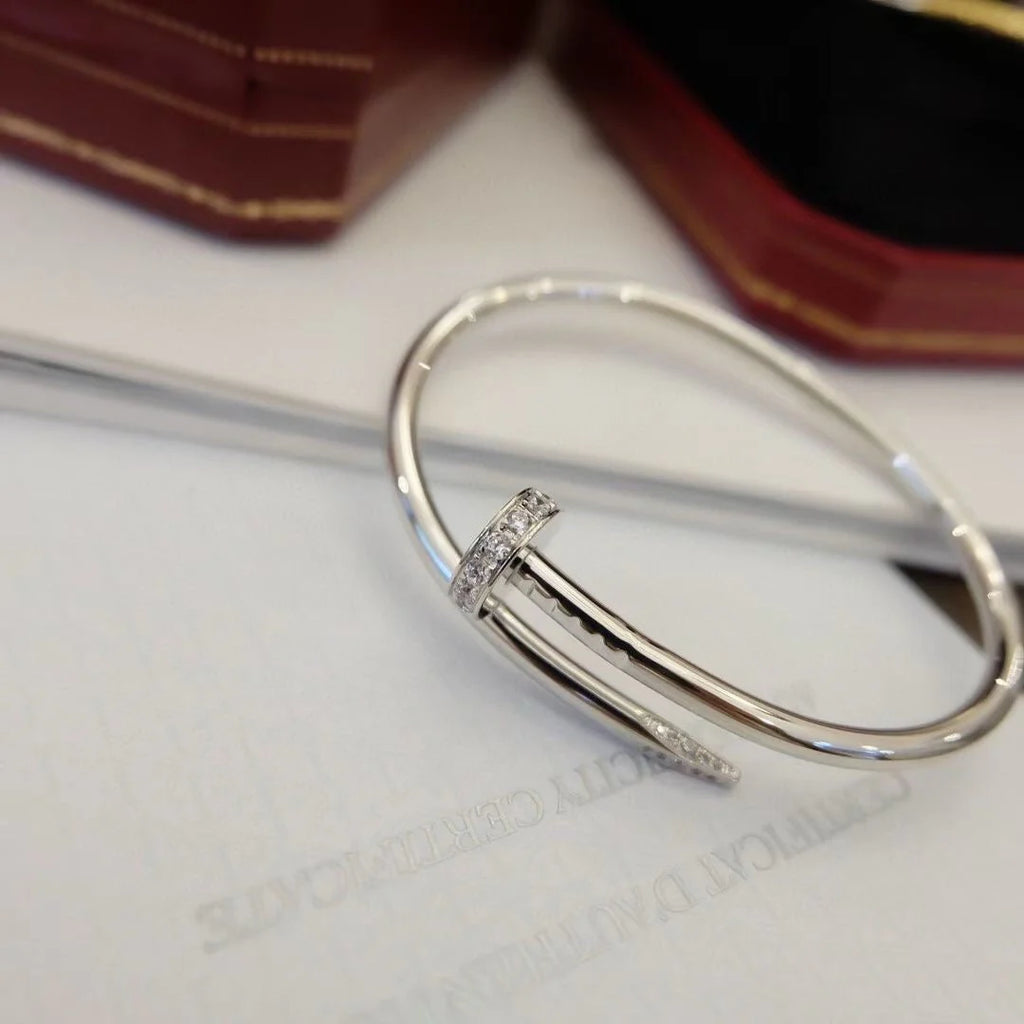 Juste un Clou 3,5 mm Armreif mit Diamanten, klassisch