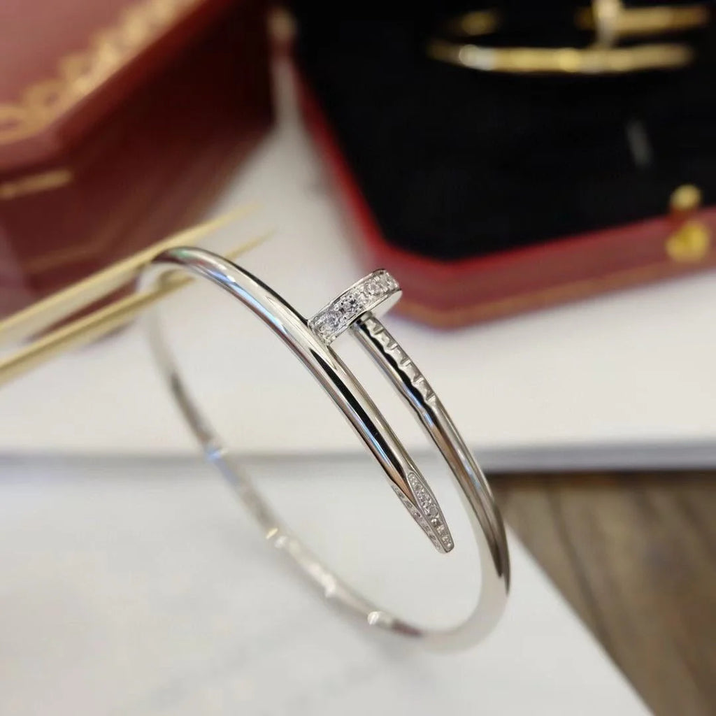 Juste un Clou 3,5 mm Armreif mit Diamanten, klassisch