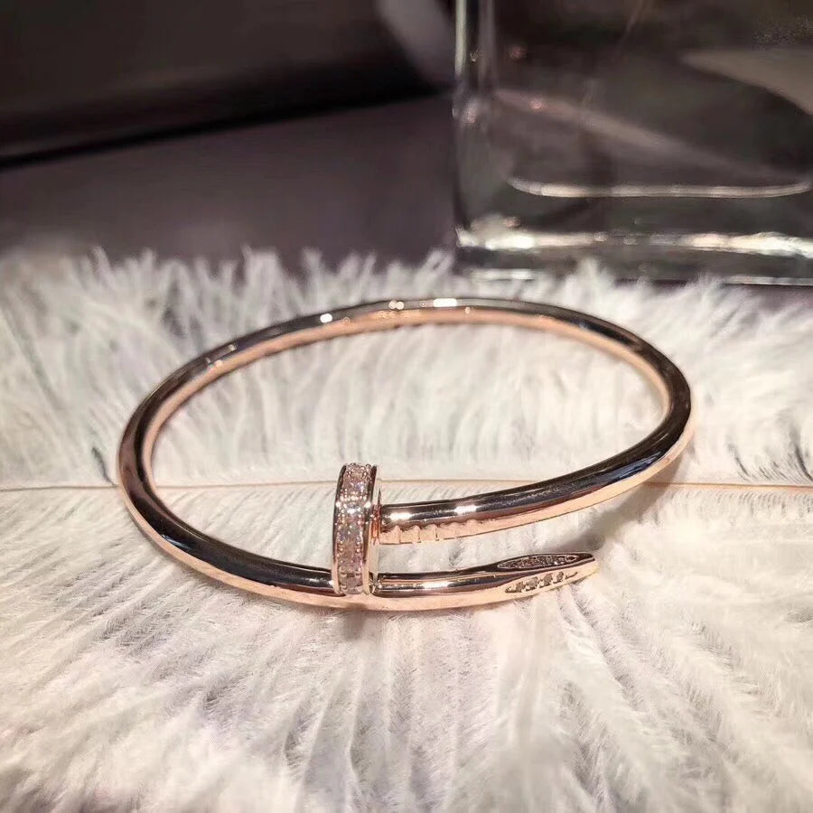 Juste un Clou 3,5 mm Armreif mit Diamanten, klassisch