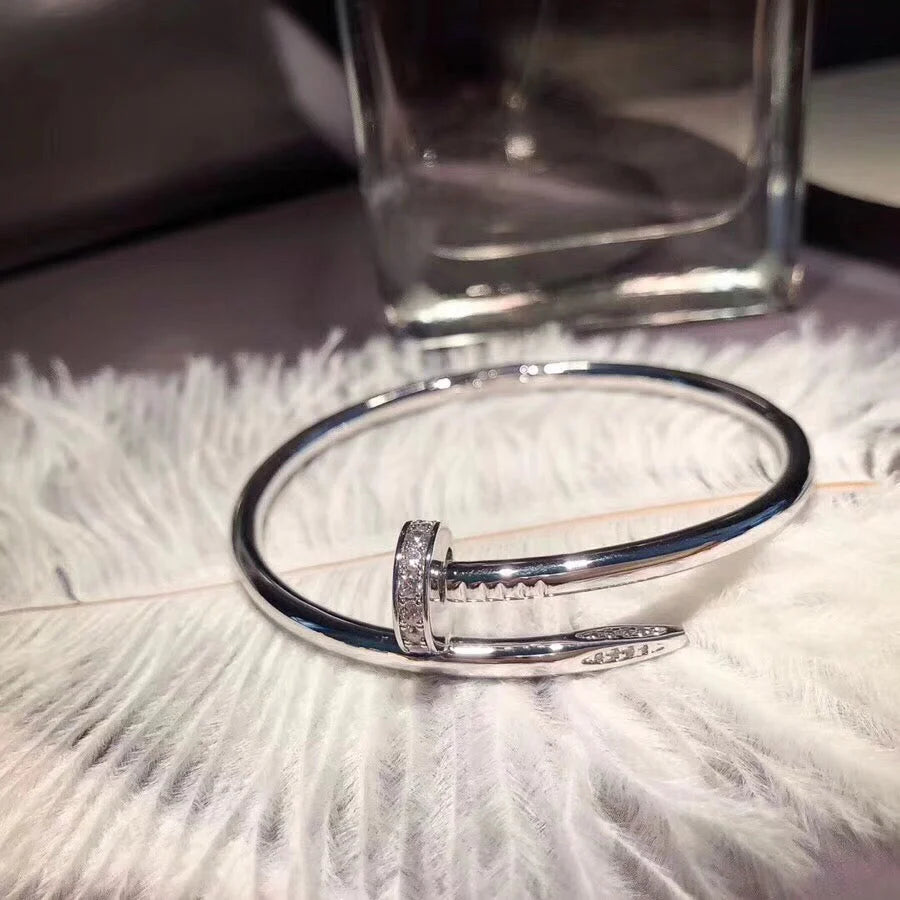 Juste un Clou 3,5 mm Armreif mit Diamanten, klassisch