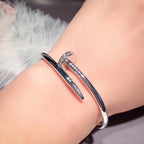 Juste un Clou 3,5 mm Armreif mit Diamanten, klassisch