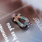 FORCE Large Horseshoe Clasp Metal Bracelet - Prosperity & Stability Anchor