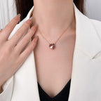 Lucky Carnelian Ladybug Charm Necklace