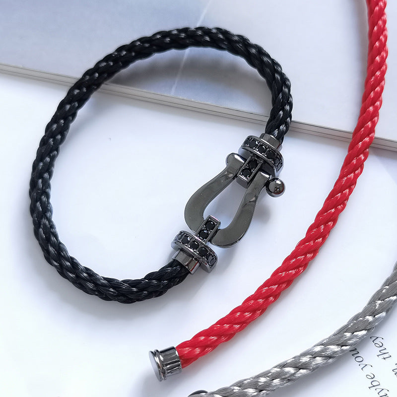 FORCE Große Serie Schwarzes Samurai-Armband