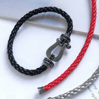 FORCE Große Serie Schwarzes Samurai-Armband