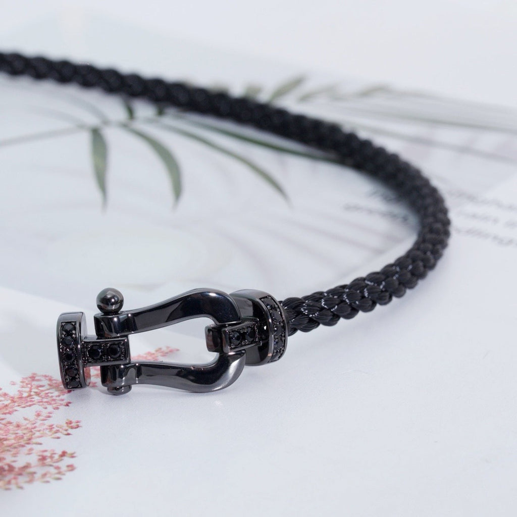 FORCE Große Serie Schwarzes Samurai-Armband